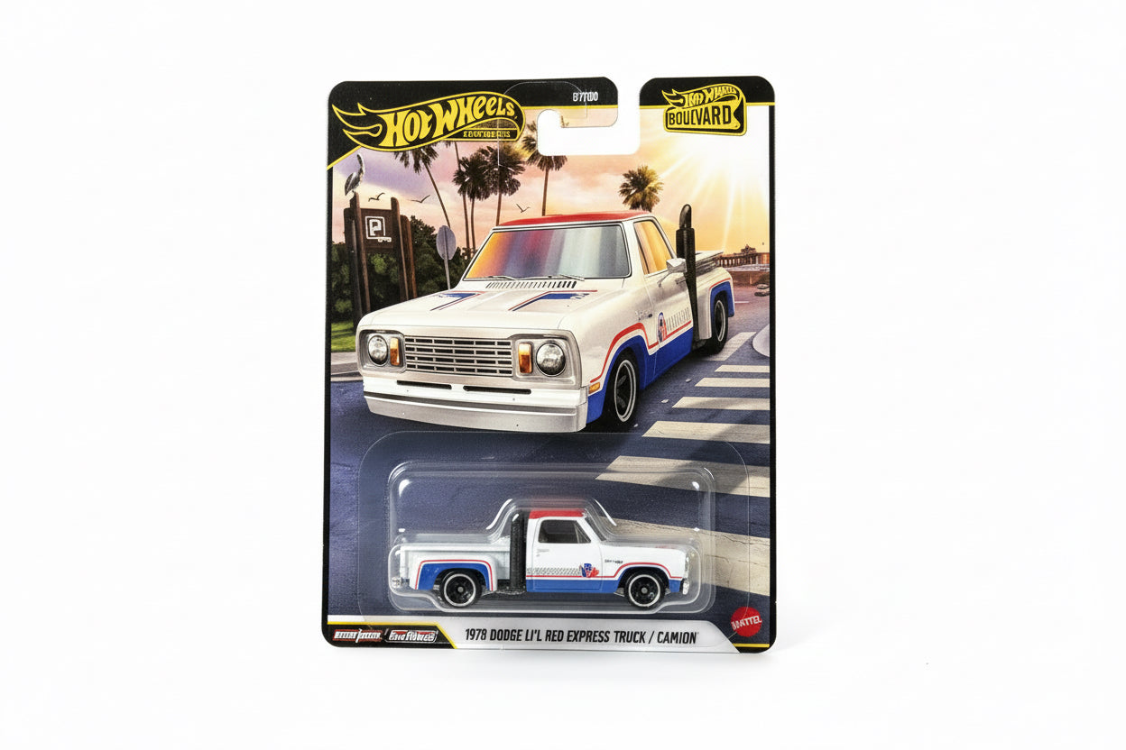 Hot Wheels Premium 1978 Dodge Li’l Red Express Truck/Camion