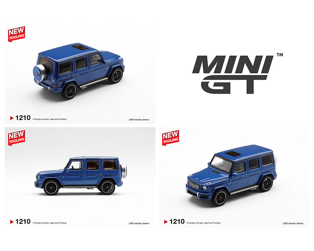(Preorder) Mini GT 1:64 Mercedes-AMG G 63 Dark Blue Metallic