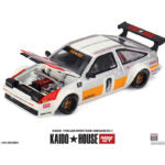 (Preorder) Kaido House x Mini GT Toyota AE86 Sprinter Trueno Kaido Racing Dev V1 – White