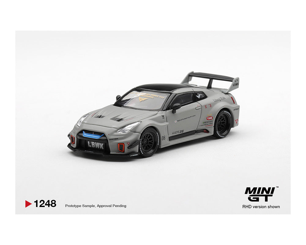 (Preorder) Mini GT 1:64 NISSAN LB-Silhouette WORKS GT 35GT-RR Ver.1 – Matt Grey – Limited Edition