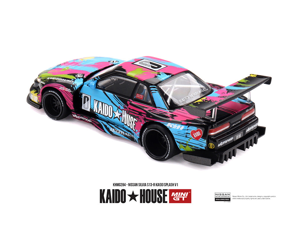 (Preorder) Kaido House x Mini GT 1:64 Nissan Silvia S13-R Kaido Splash V1- Limited Edition