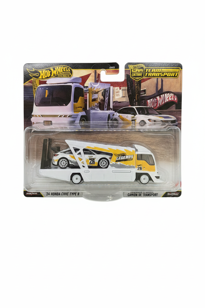 Hot wheels legends tour 24 Honda Civic Type R Hauler