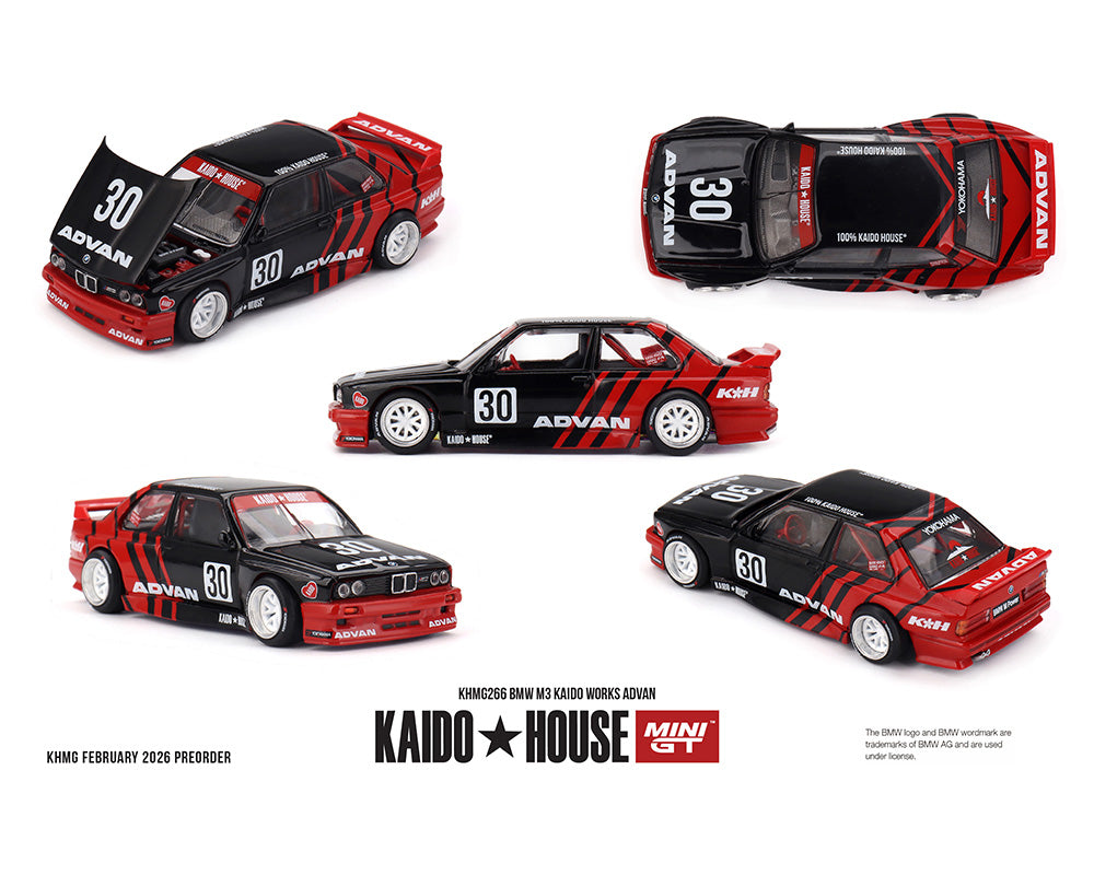 (Preorder) Kaido House x Mini GT BMW M3 Kaido Works Advan